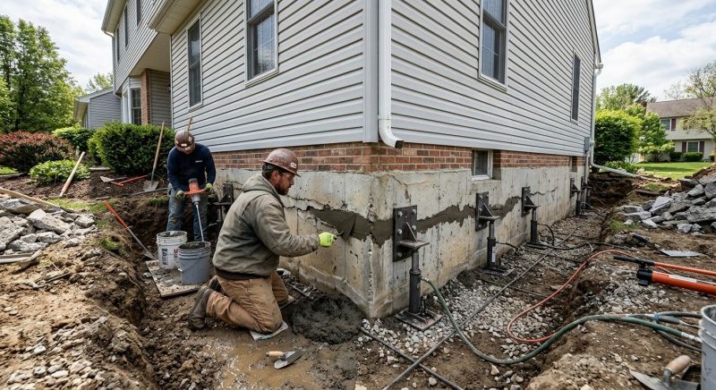 Basement Foundation Repair in East Haddam, CT
