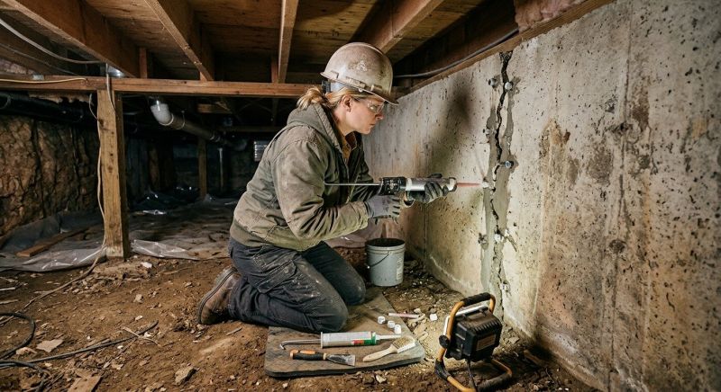 Basement Foundation Repair in Manchester, CT