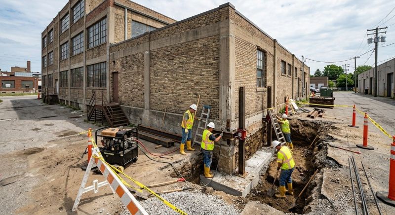 Building Foundation Repair in Bloomfield, CT