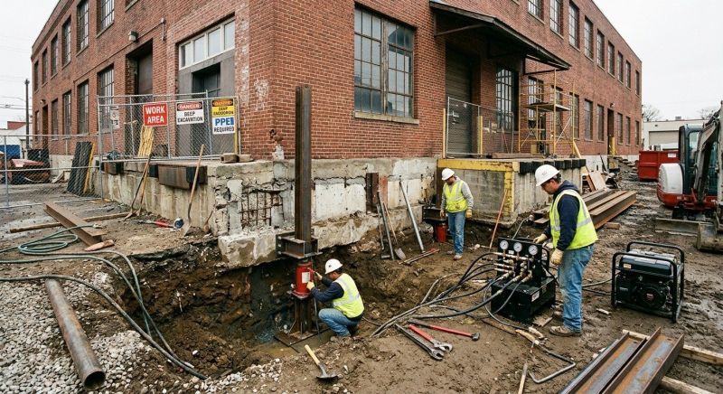 Building Foundation Repair in Bolton, CT