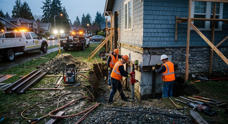 Building Foundation Repair in Clinton, CT