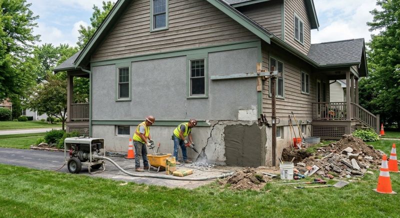 Building Foundation Repair in Wallingford, CT