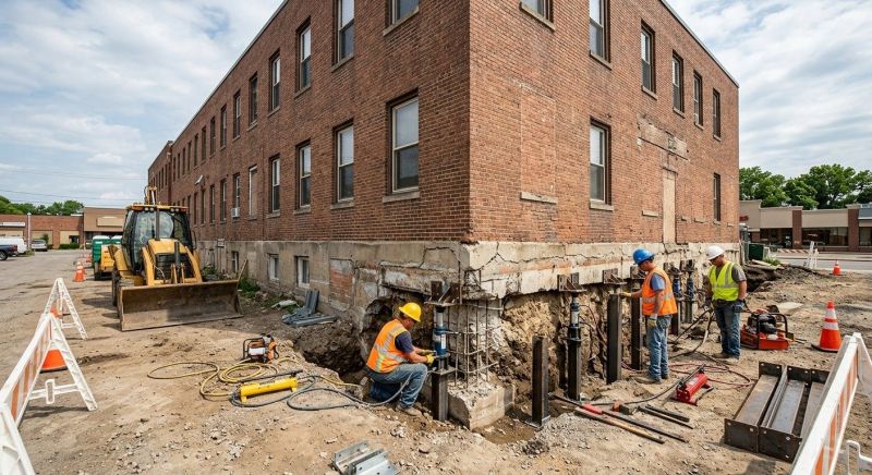 Commercial Foundation Repair in East Hampton, CT