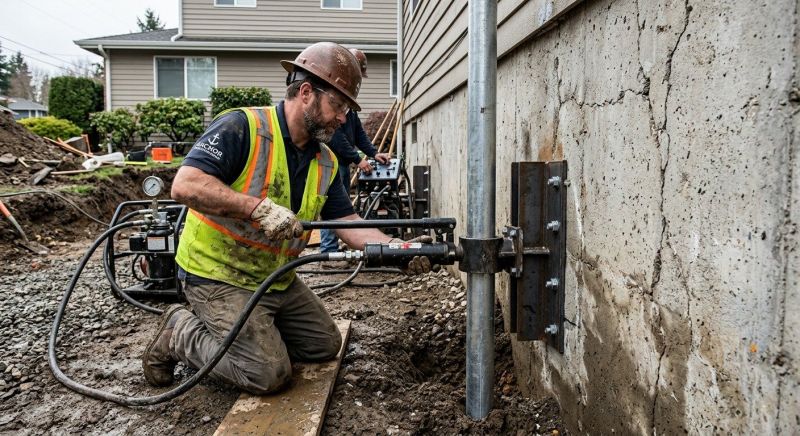 Concrete Foundation Leveling in East Haddam, CT