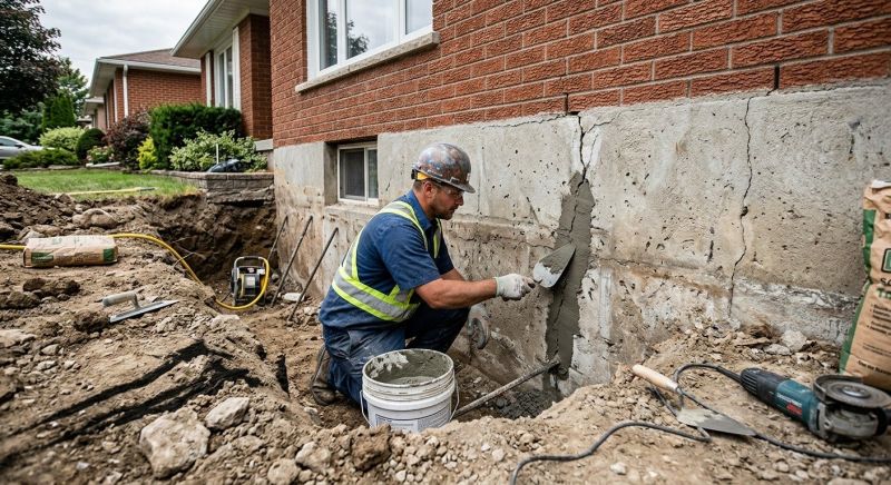 Concrete Foundation Repair in Cromwell, CT