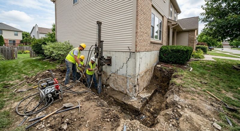 Concrete Foundation Repair in Gales Ferry, CT