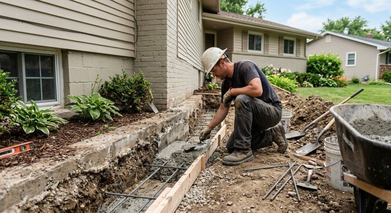 Concrete Foundation Repair in Higganum, CT