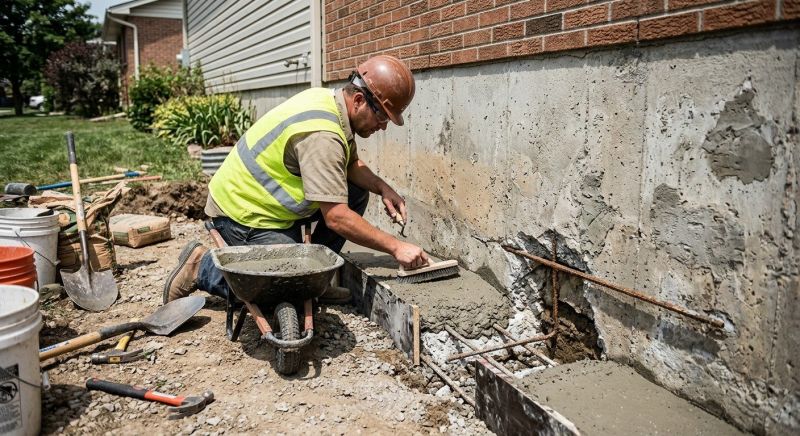 Concrete Foundation Repair in East Hampton, CT