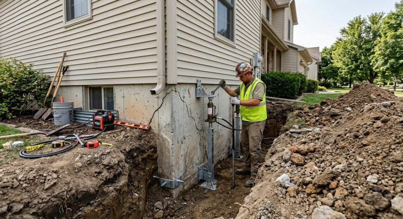 Concrete Foundation Repair in Quaker Hill, CT