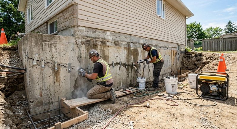 Concrete Foundation Repair in Southington, CT