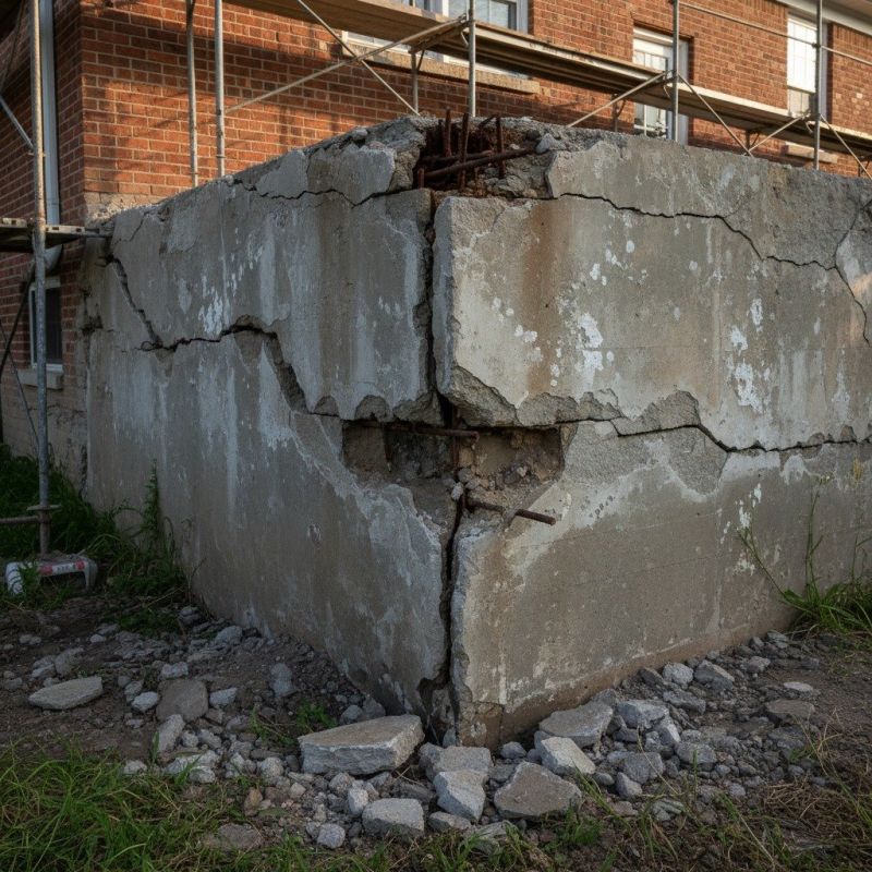 Cracked Foundation Repair in East Lyme, CT