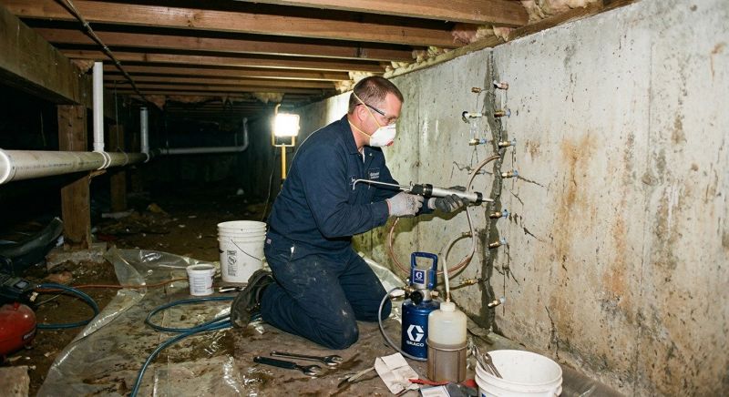 Crawlspace Foundation Repair in Branford, CT
