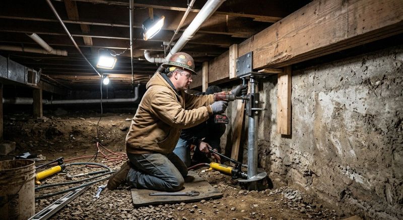 Crawlspace Foundation Repair in Guilford, CT