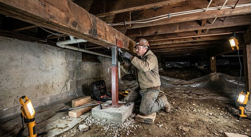 Crawlspace Foundation Repair in Norwich, CT