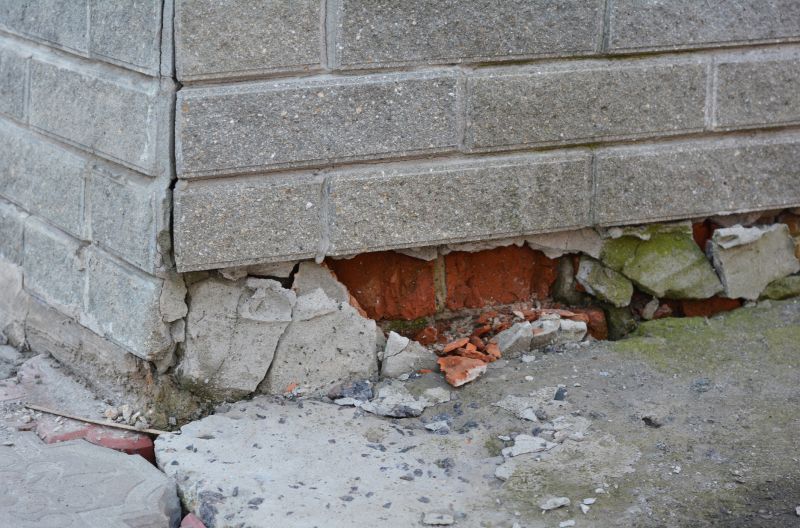 Foundation Damage Repair in Southington, CT