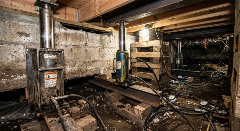 Foundation Jacking in Andover, CT