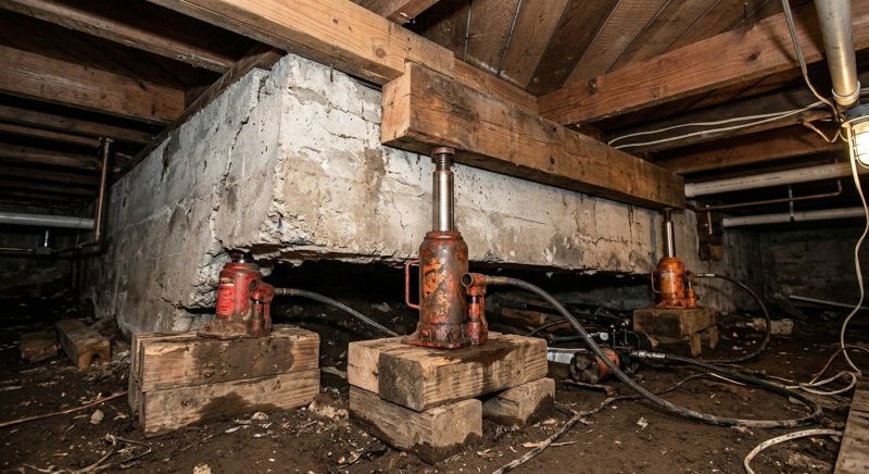 Foundation Jacking in Berlin, CT
