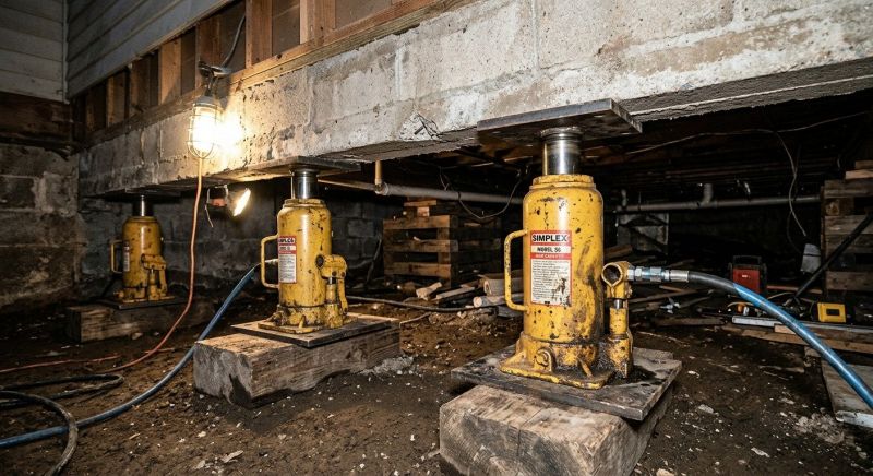 Foundation Jacking in Madison, CT