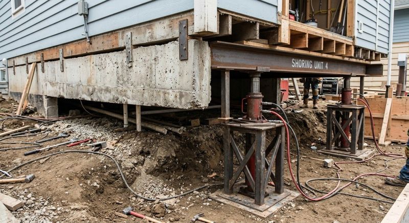 Foundation Jacking in Niantic, CT