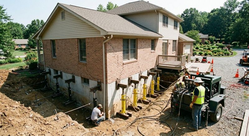 Foundation Jacking in Norwich, CT