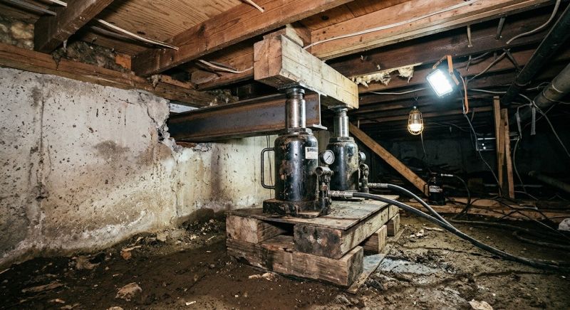 Foundation Jacking in Norwich, CT