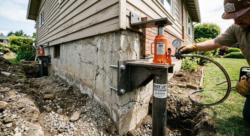 Foundation Lifting in East Haddam, CT