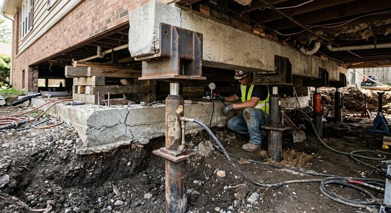 Foundation Lifting in Essex, CT