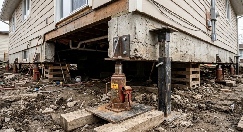 Foundation Lifting in Essex, CT