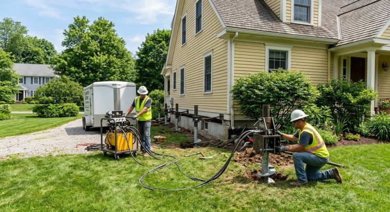 Foundation Lifting in Haddam, CT