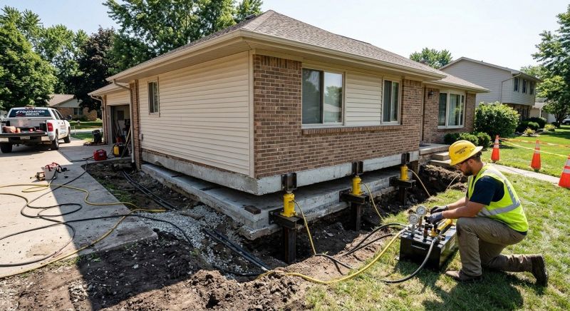 Foundation Lifting in Vernon Rockville, CT