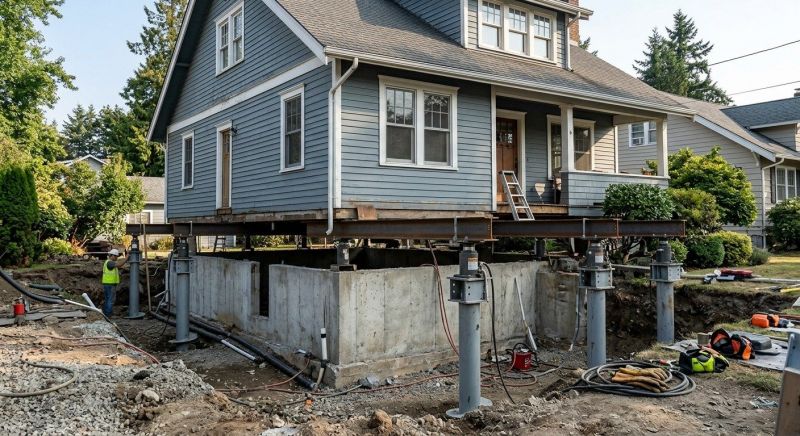 Foundation Raising in East Lyme, CT