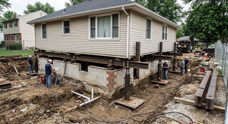 Foundation Raising in Hebron, CT