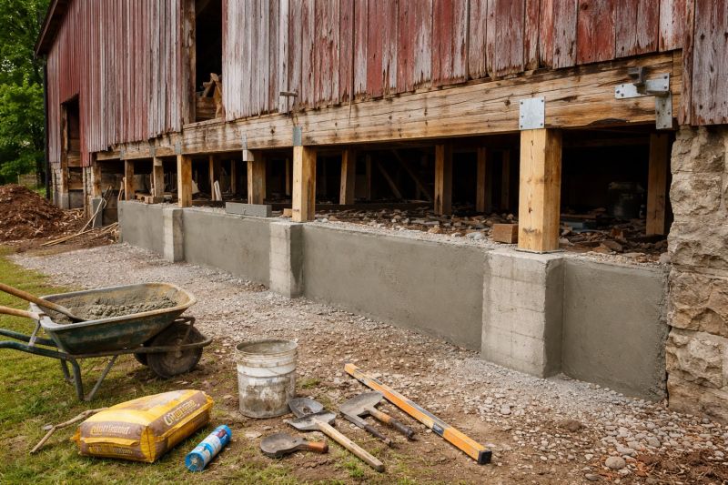 Foundation Renovation in East Hampton, CT