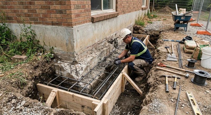 Foundation Repair in Hebron, CT