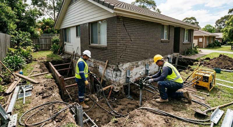 Foundation Repair in Quaker Hill, CT