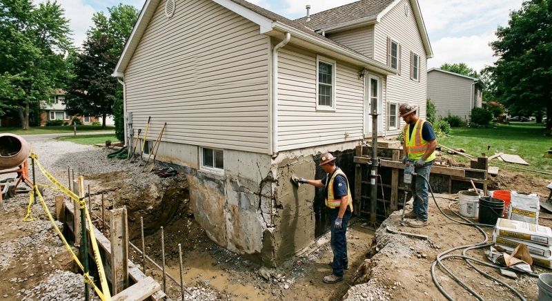 Foundation Restoration in East Hampton, CT