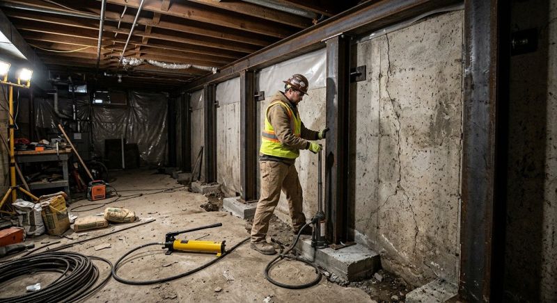Foundation Stabilizing in Andover, CT