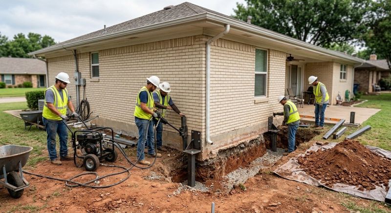 Foundation Stabilizing in Bloomfield, CT