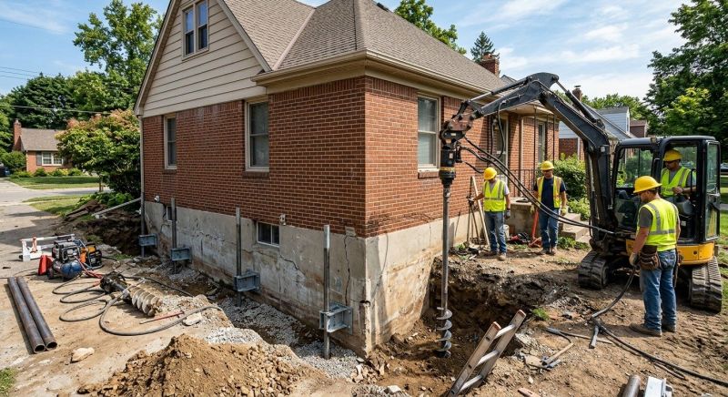 Foundation Stabilizing in Bolton, CT