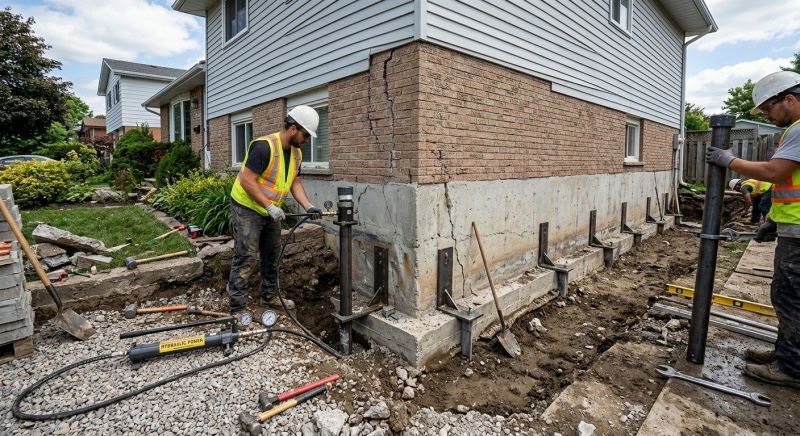 Foundation Stabilizing in East Hartford, CT