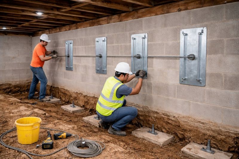 Foundation Stabilizing in Hebron, CT