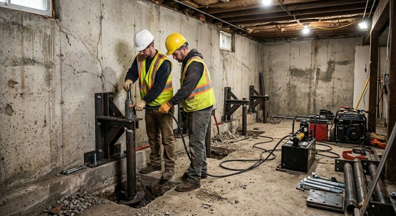 Foundation Stabilizing in Niantic, CT