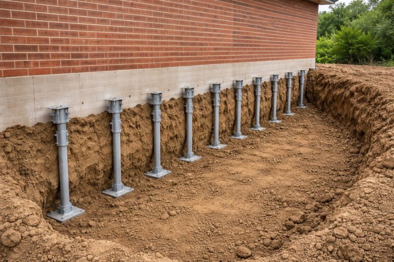 Helical Pile Installation in East Hampton, CT