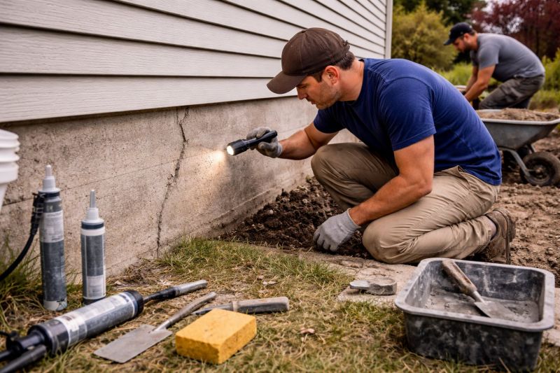 Home Foundation Repair in Guilford, CT
