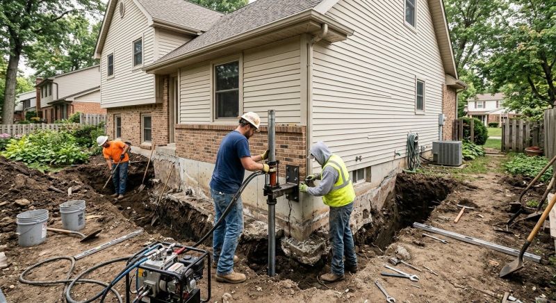 House Foundation Repair in Coventry, CT