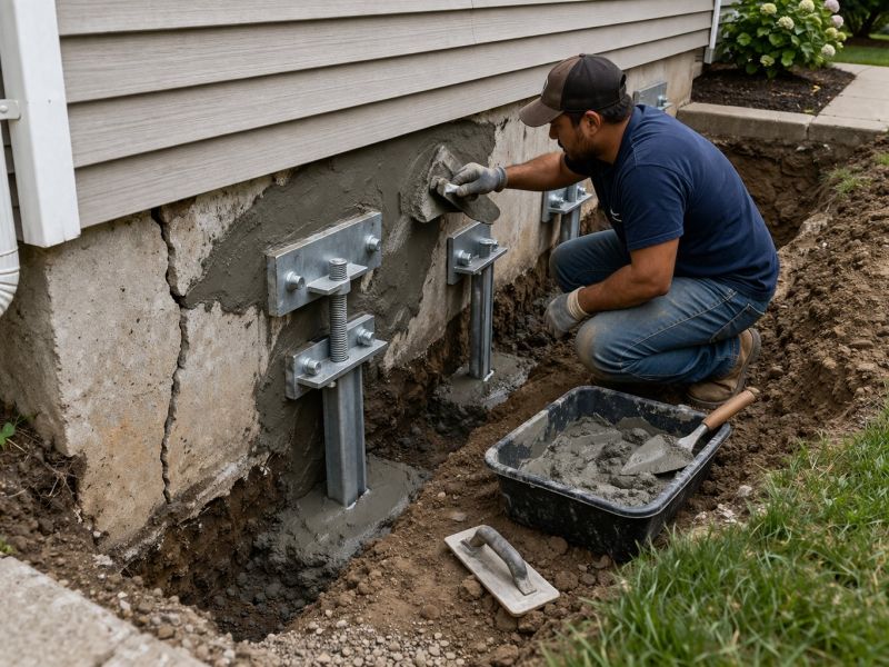 House Foundation Repair in Gales Ferry, CT