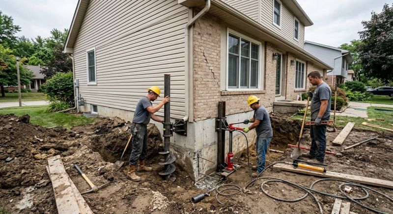 House Foundation Repair in Guilford, CT