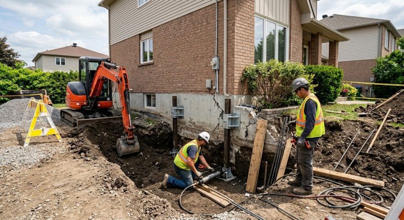 House Foundation Repair in West Hartford, CT