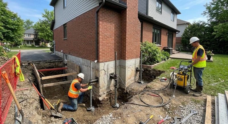 House Underpinning in East Hampton, CT