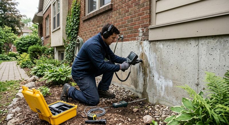Leaking Foundation Repair in East Hampton, CT